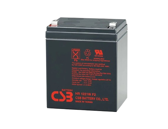 Batería CSB HR1221W — 12 V 5 Ah — imagen de producto
